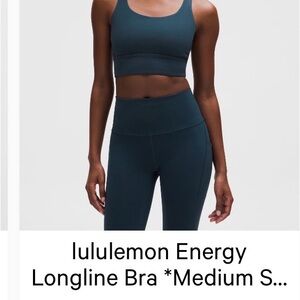 Lululemon Longline Energy Bra